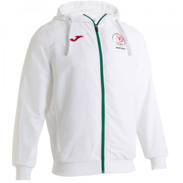 C.O.P. WHITE HOODED JACKET STROLL