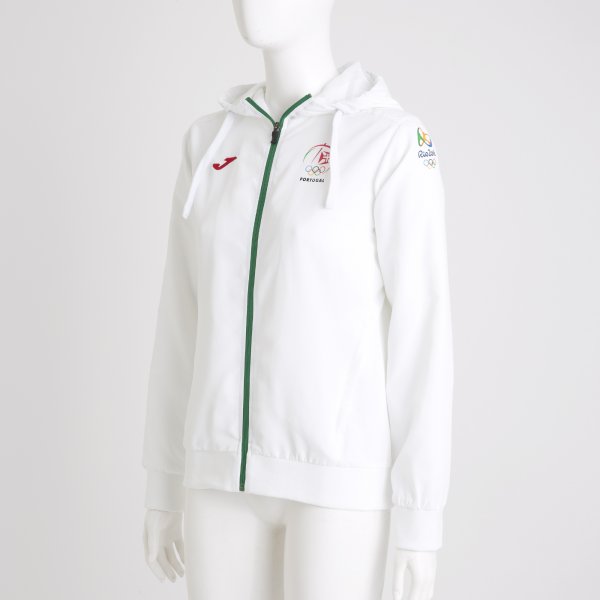 SWETSHIRT HOODIE MICRO. HOTEL C.O. PORTUGA WHITE W