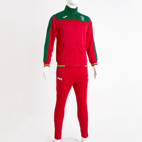 TRACKSUIT POLY. HOTEL C.O. PORTUGAL RED-GREEN