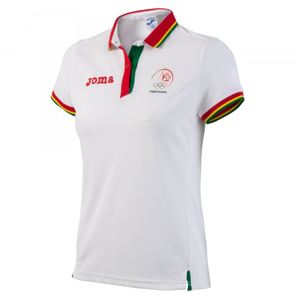 S/S WHITE C.O.P. POLO SHIRT PODIUM FOR WOMEN