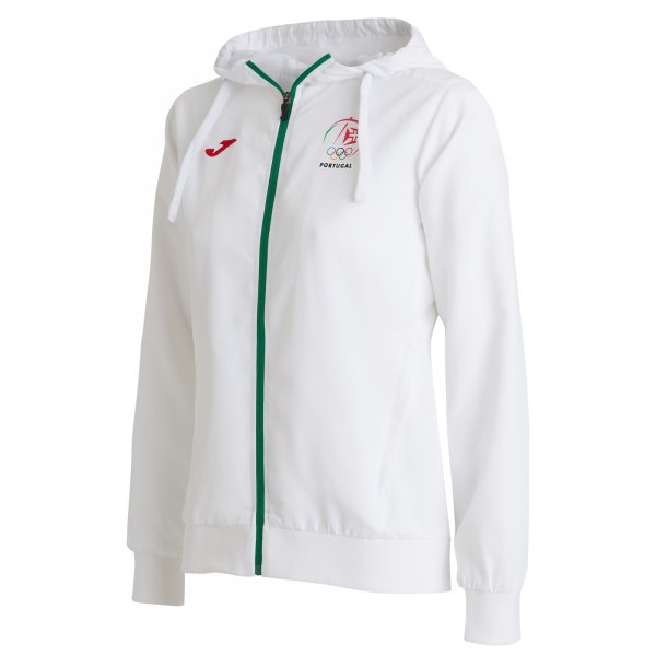 C.O.P. HOODED WHITE JACKET STROLL FOR WOMEN