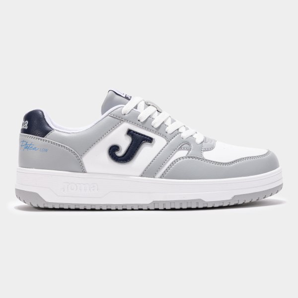 C.PLATEA LOW MEN 2512 WHITE GREY