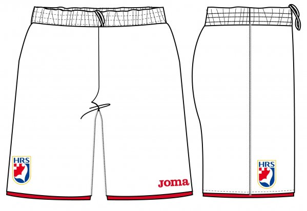 1st SHORT HANDBALL CROATIA WHITE