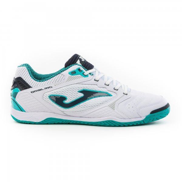 DRIBLING 2002 WHITE-TURQUOISE INDOOR