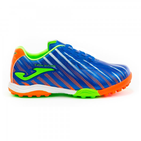 EVOLUTION JR 2035 ROYAL-GREEN LACES TURF
