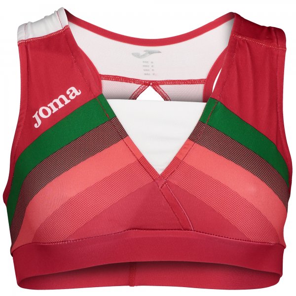 COMPETITION TOP F.AB. RED SLEEVELES W.