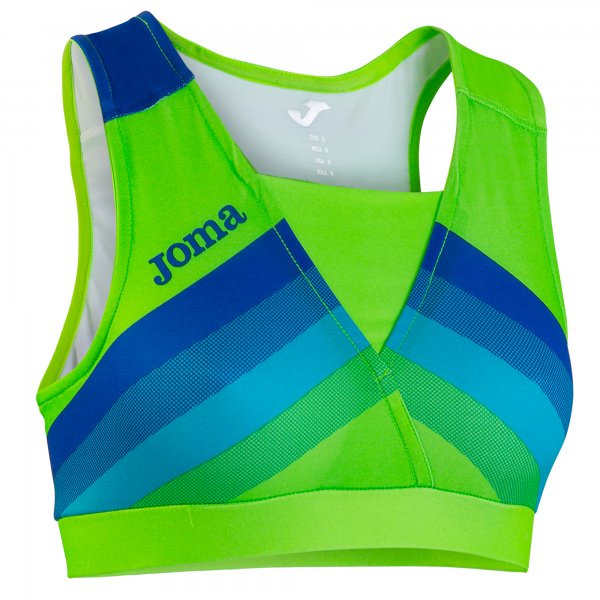 PLAYING LONG TOP  WOM F.A. SLOVENIJA GREEN FLUOR 
