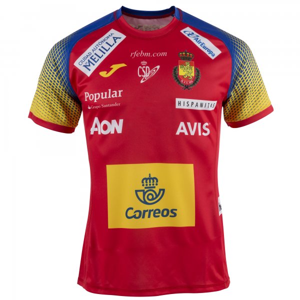 1ST T-SHIRT HANDBALL SPAIN RED S/S