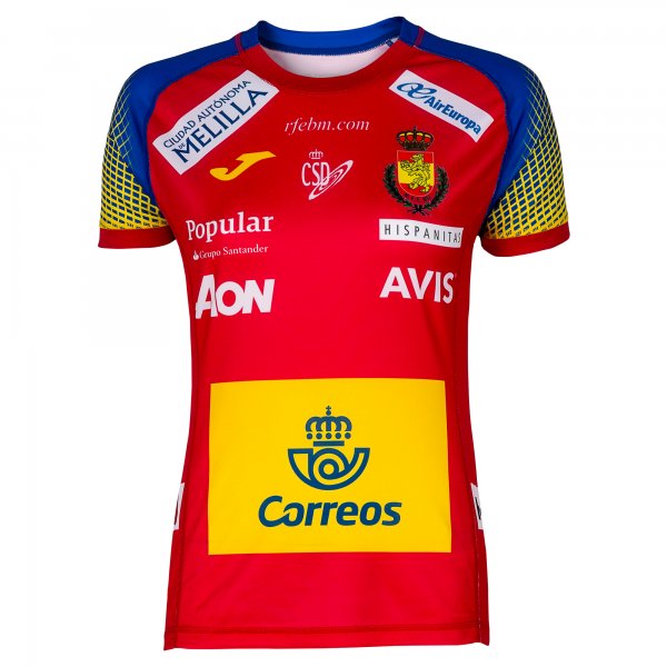 1ST T-SHIRT HANDBALL SPAIN RED S/S W.