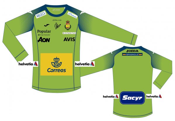 GOALKEEPER T-SHIRT  HANDBALL SPAIN  GREEN  L/S