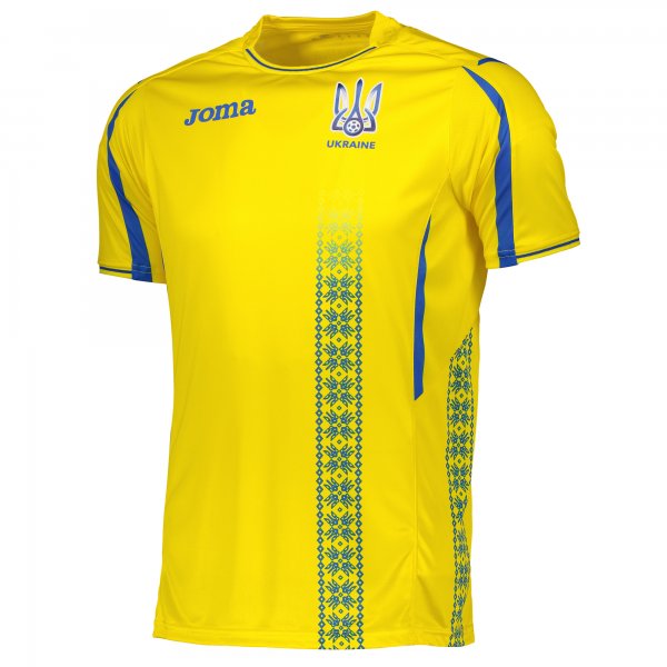 1ST SHIRT F.F.UKRAINE YELLOW S/S