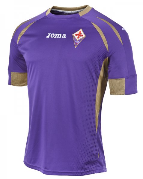 HOME T-SHIRT FIORENTINA PURPLE-GOLD S/S