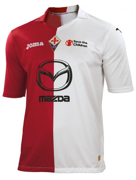 FIORENTINA RETRO SHIRT S/S RED-WHITE