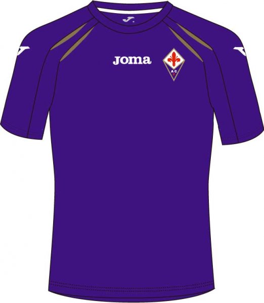 T-SHIRT FIORENTINA PURPLE-GOLD S/S BASIC VERSION