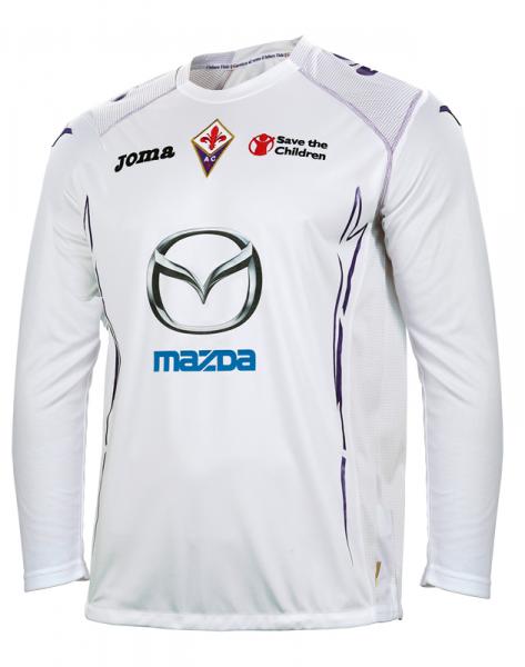 FIORENTINA AWAY SHIRT L/S WHITE-PURPLE