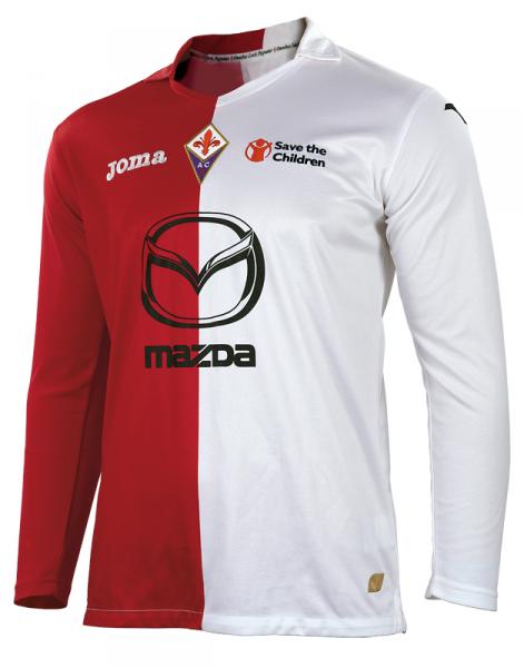 FIORENTINA RETRO SHIRT L/S RED-WHITE