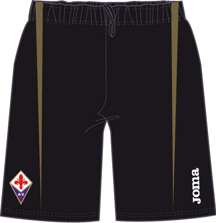 AWAY SHORTS FIORENTINA BLACK-GOLD
