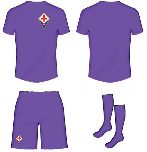 FIORENTINA HOME MINIKITS S/S PURPLE