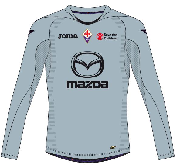 FIORENTINA AWAY GOALKEEPER SHIRT L/S GREY