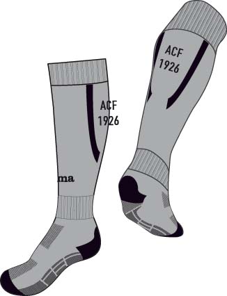 GOALKEEPER HOME SOCKS GREY-BLACK