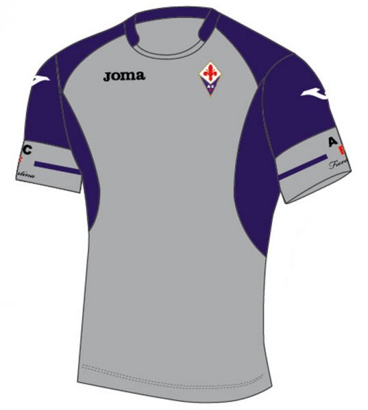 T-SHIRTS FIORENTINA GREY-PURPLE S/S -JOMA-