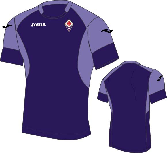 T-SHIRTS FIORENTINA PURPLE S/S -UEFA-