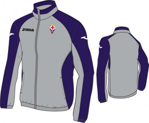 RAINJACKET FIORENTINA GREY-PURPLE -UEFA-