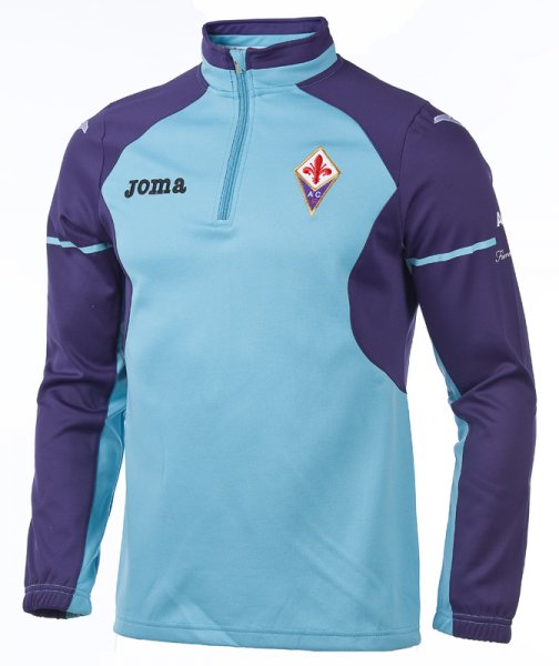 SWEATSHIRT FIORENTINA TURQUOISE-PURPLE -JOMA