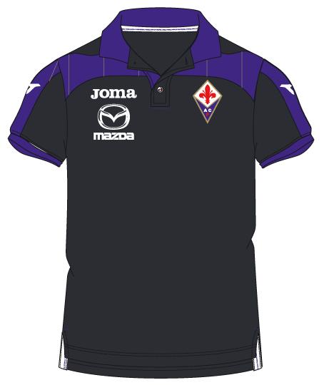 FIORENTINA  FREE TIME POLO SHIRT S/S DARK GREY