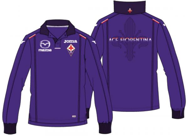 FIORENTINA  FREE TIME POLO SHIRT L/S PURPLE