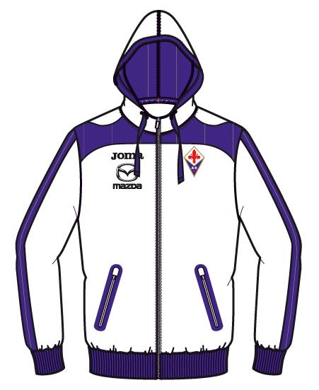 FIORENTINA FREE TIME SWEATSHIRT WHITE-PURPLE