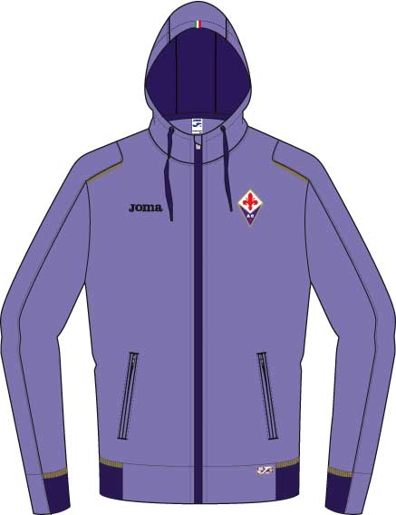 SWEATSHIRT (HOOD) FIORENTINA PURPLE
