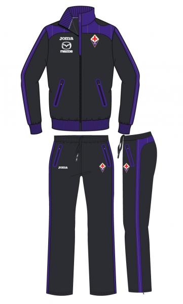 FIORENTINA DARK GREY MICROFIBER TRACKSUIT