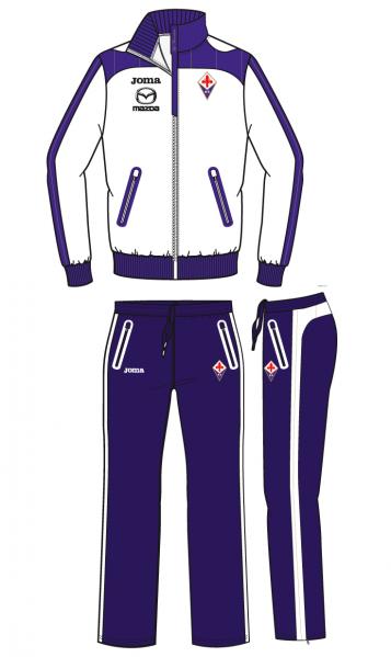 FIORENTINA WHITE-PURPLE MICROFIBER TRACKSUIT