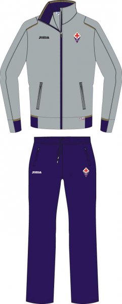 TRACKSUIT MICROFIBER FIORENTINA GREY-PURPLE