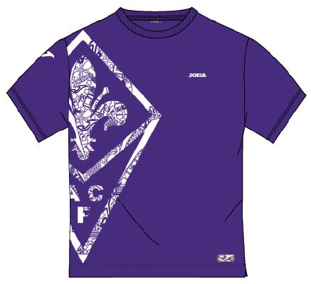 FIORENTINA SHIRT S/S PURPLE-WHITE