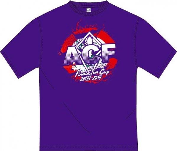 T-SHIRT CASUAL FIORENTINA FINAL CUP PURPLE S/S