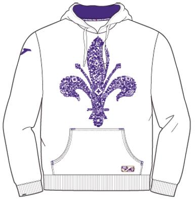 FIORENTINA SWEATSHIRT HOODIE WHITE