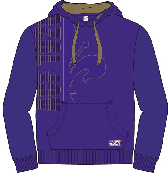 CASUAL SWEATSHIRT FIORENTINA PURPLE-GOLD