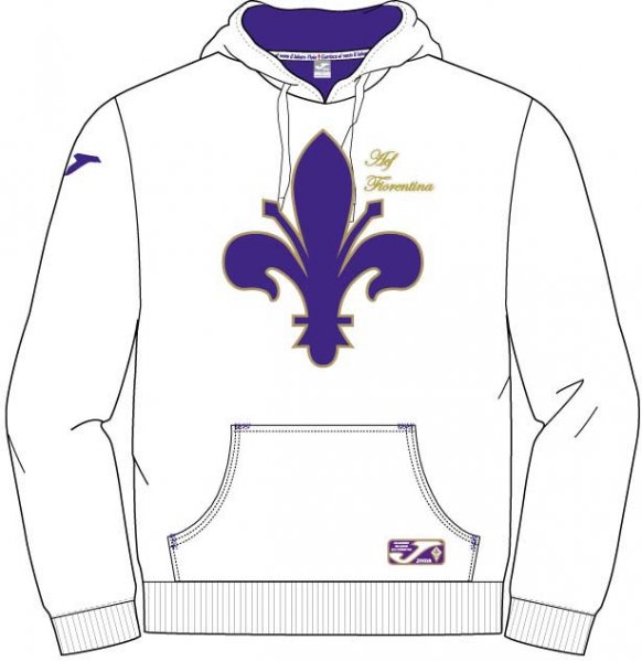 FIORENTINA SWEATSHIRT HOODIE WHITE