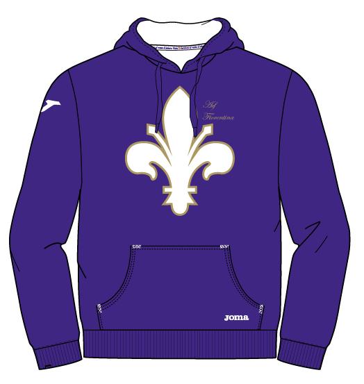 FIORENTINA WOMAN HOODIE PURPLE