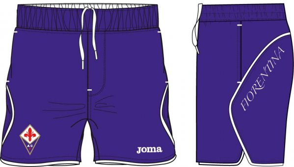 SWIMMING SUIT FIORENTINA PURPLE-WHITE