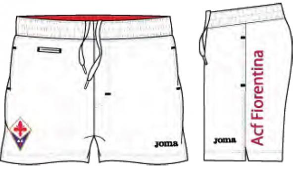 FIORENTINA SWIM SHORT WHITE