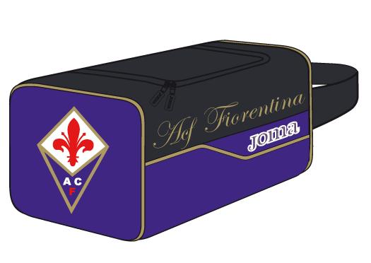 FIORENTINA SHOE BAG DARK GREY-PURPLE