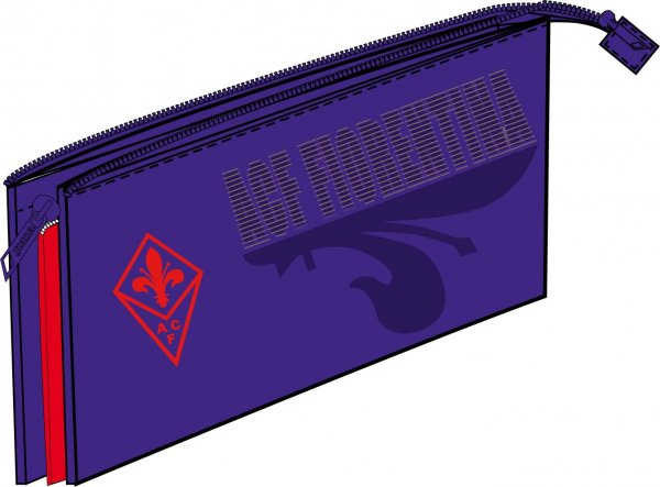 PENCIL CASE FIORENTINA PURPLE-RED
