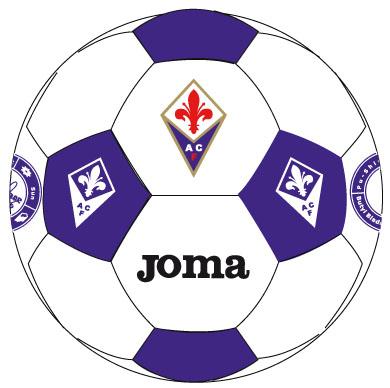 FIORENTINA BALL SIZE 5 WHITE-PURPLE