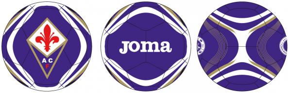 FIORENTINA BALL SIZE 5 PURPLE-WHITE-GOLD