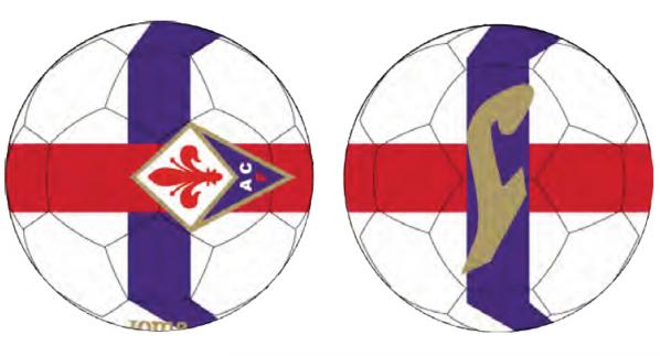 FIORENTINA BALL SIZE 1 WHITE-PURPLE