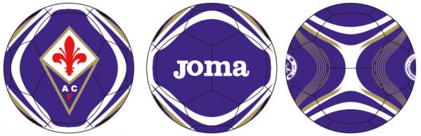 FIORENTINA BALL SIZE 1 PURPLE-WHITE-GOLD