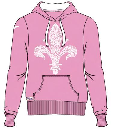 FIORENTINA WOMAN HOODIE SWEATSHIRT PINK